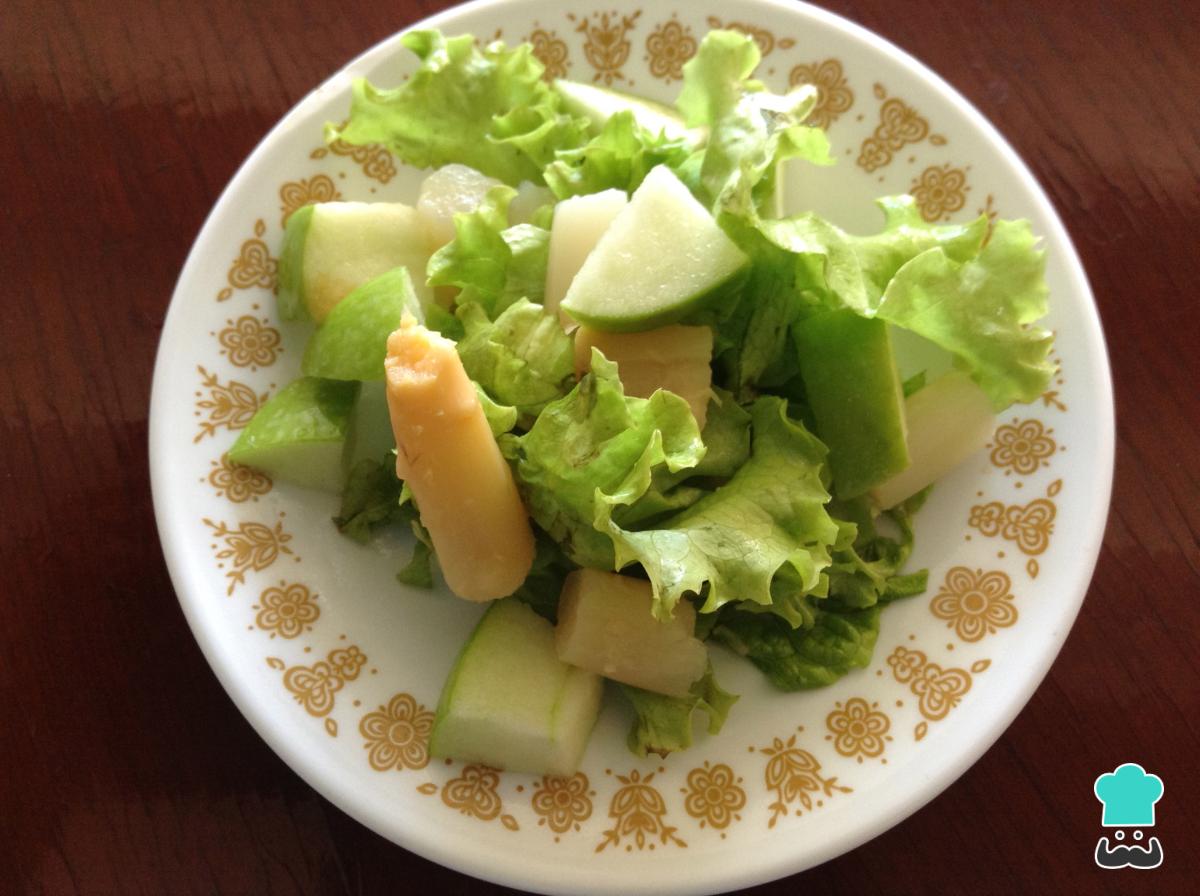 Receta de Ensalada de espárragos y manzana