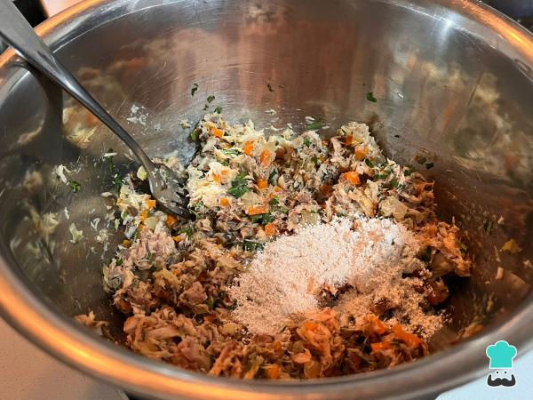 Receta de Hamburguesas de jurel - Paso 8