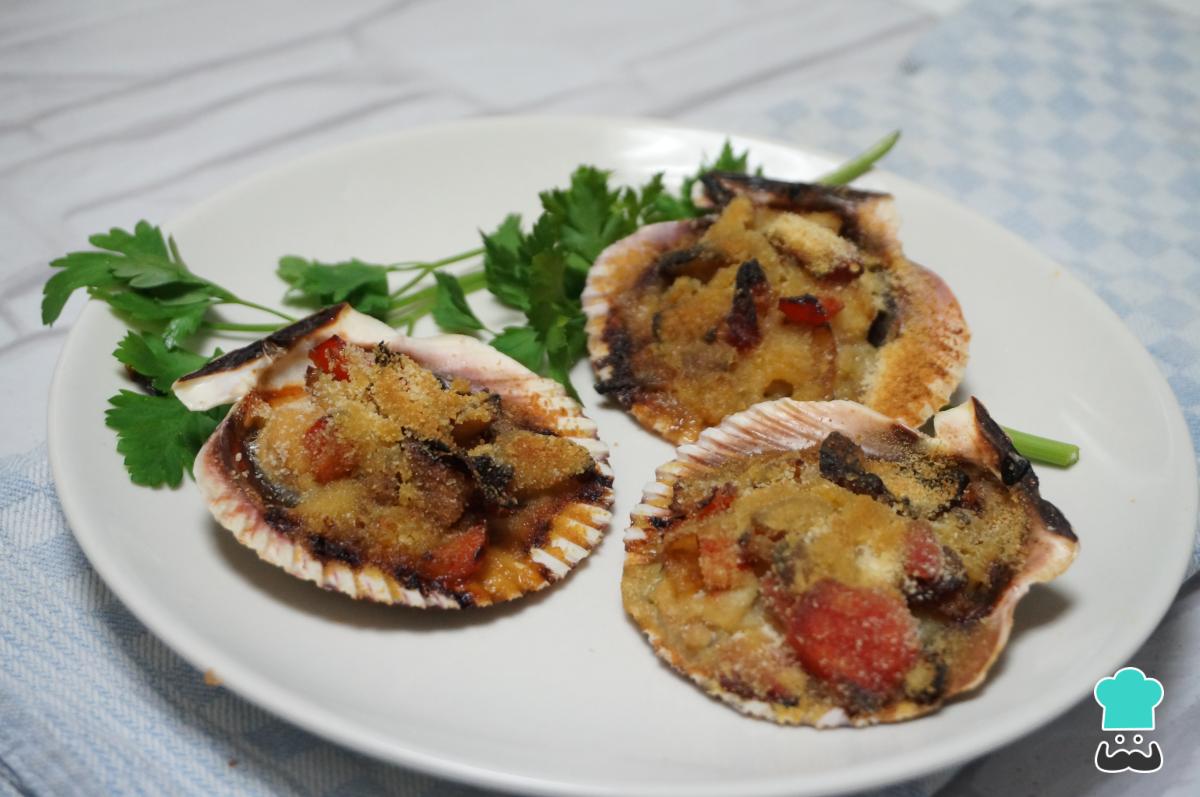 Receta de Vieiras a la marinera