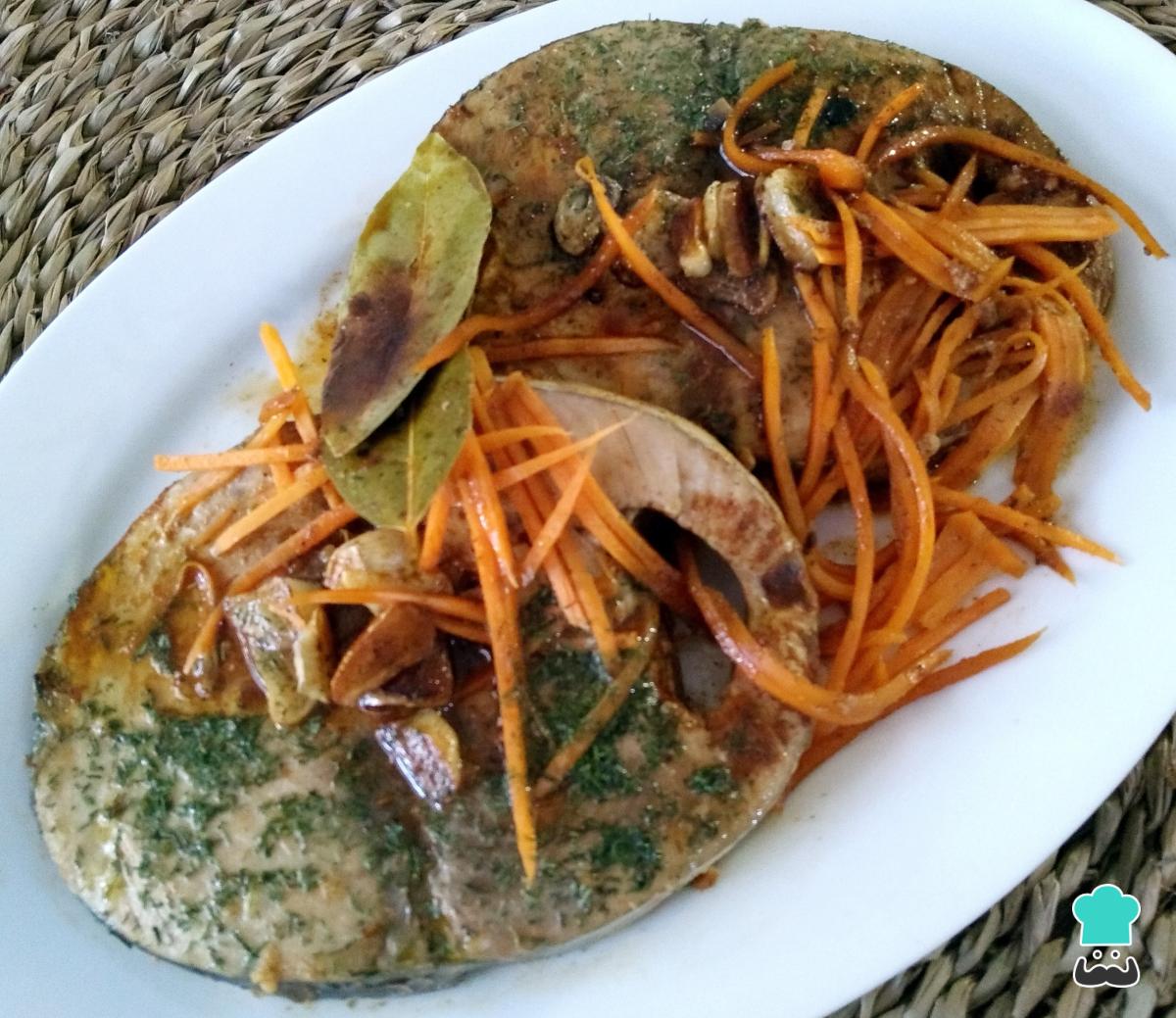 Receta de Bonito en escabeche