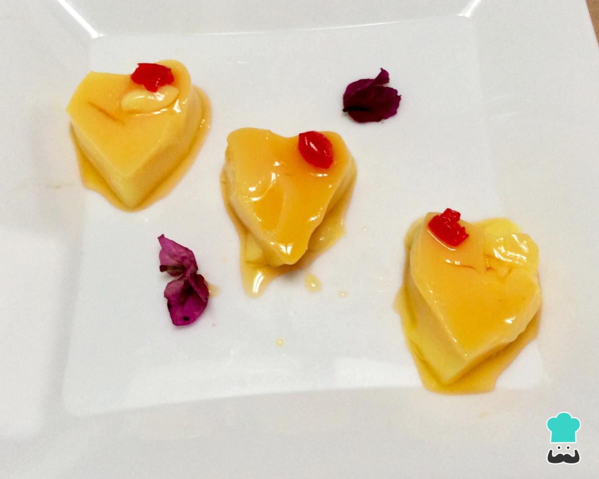 Receta de Flan napolitano para diabéticos