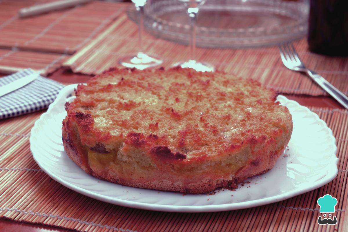 Receta de Pastel de plátano maduro y queso