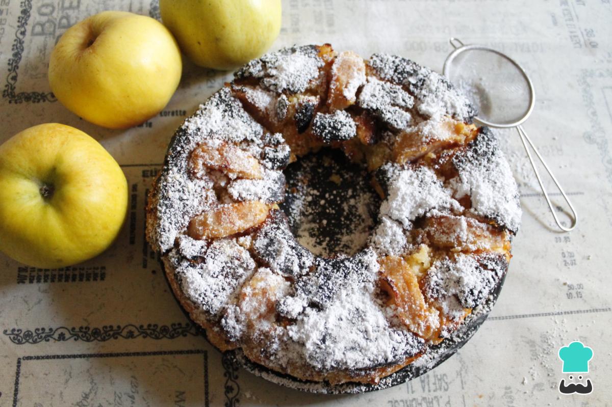 Receta de Queque de manzana