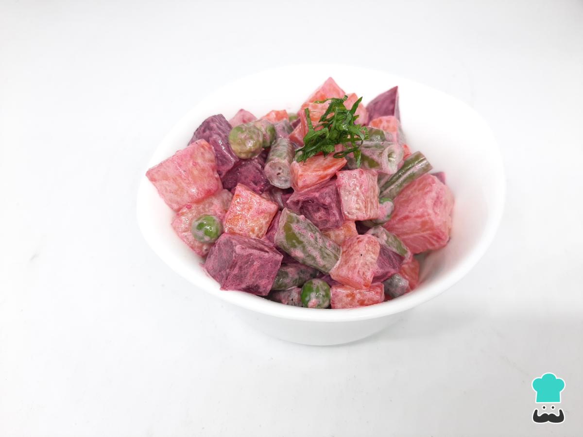 Receta de Ensalada rusa peruana