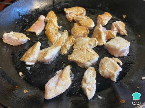 Receta de Empanadas de pollo - relleno - Paso 5