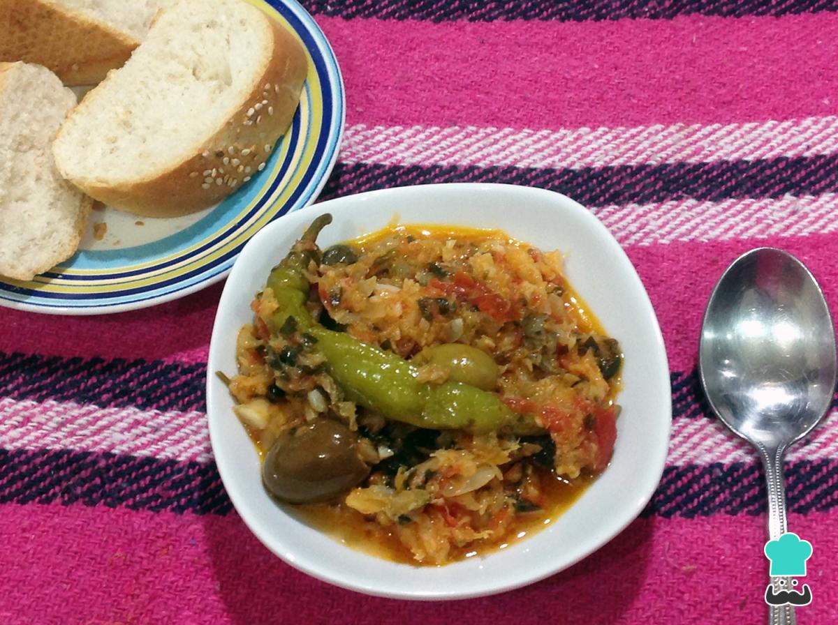 Receta de Bacalao a la vizcaína estilo mexicano