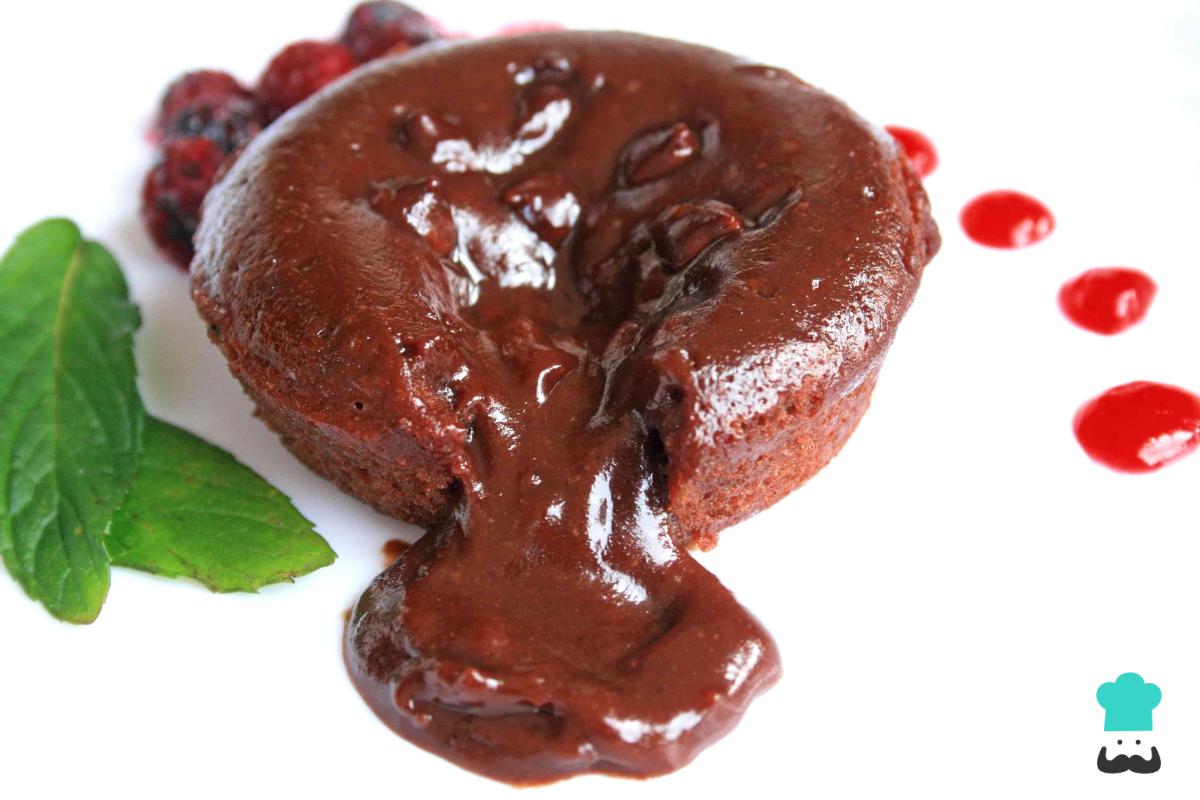 Receta de Coulant de chocolate vegano