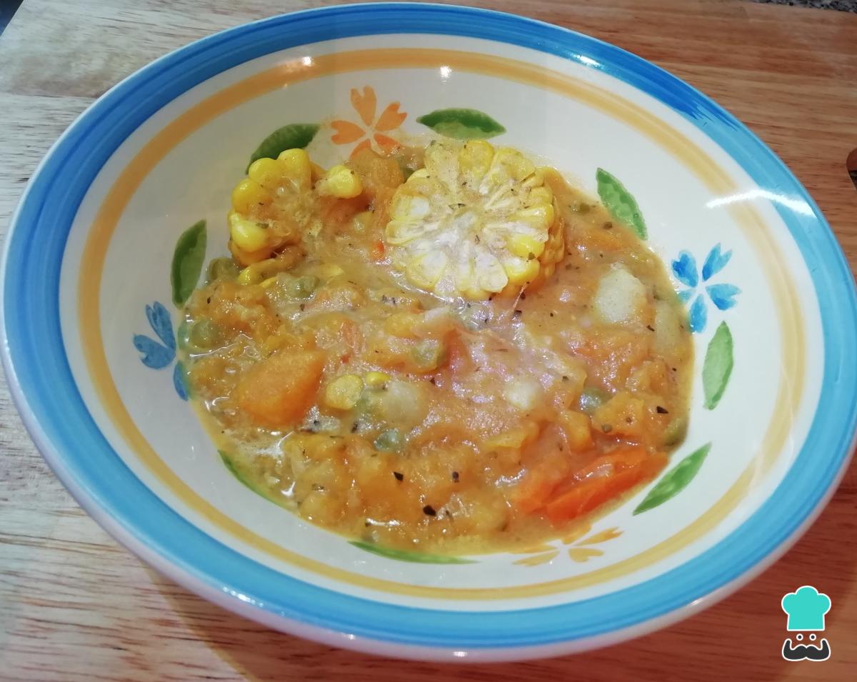 Receta de Locro de zapallo peruano