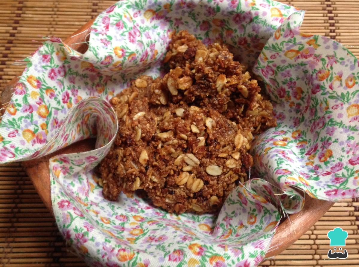 Receta de Galletas integrales de avena
