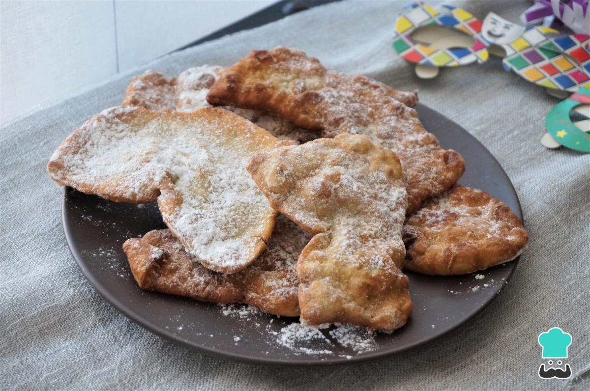 Receta de Orejas de Carnaval de la abuela