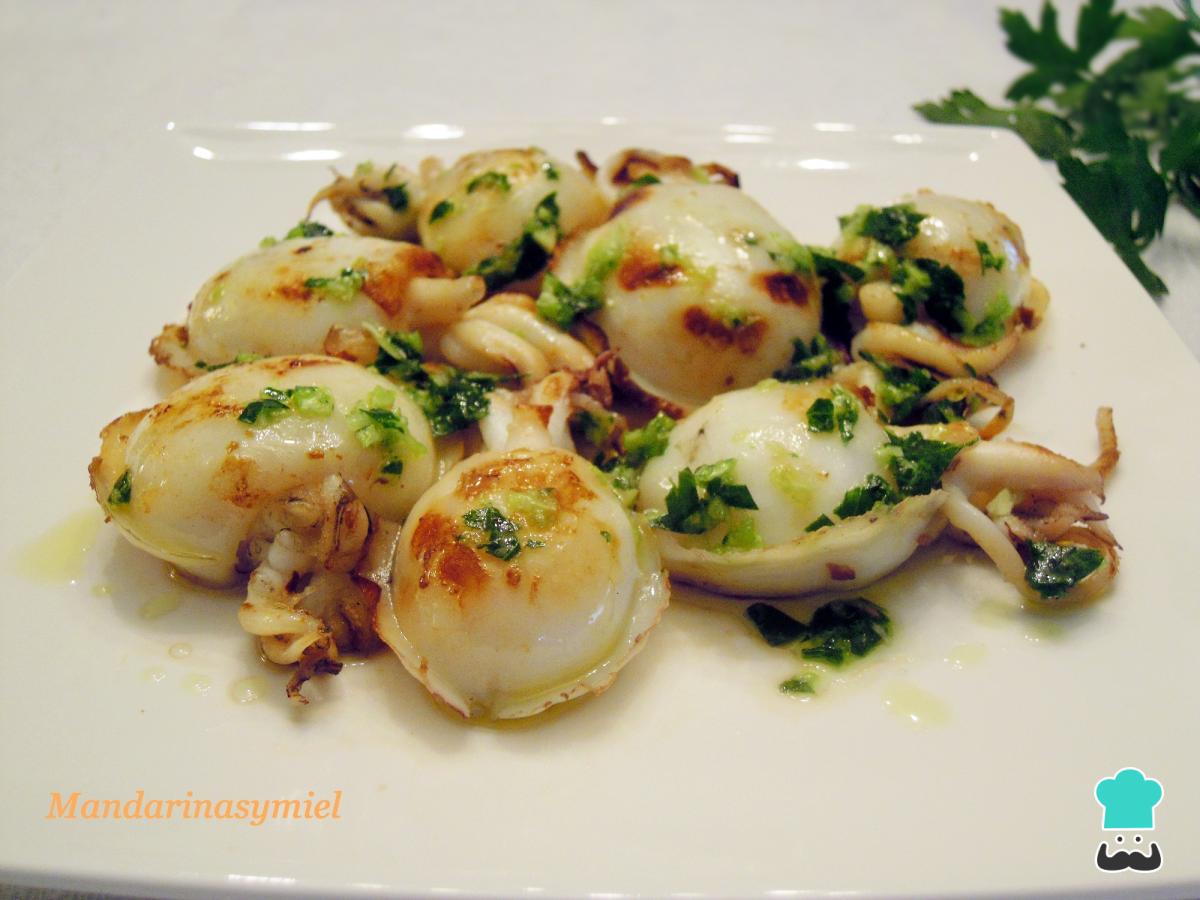 Receta de Sepionet a la plancha