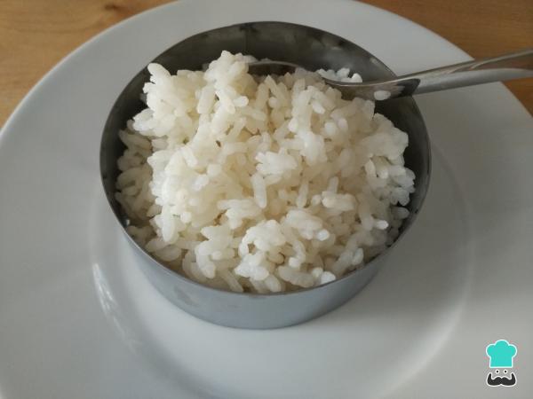 Receta de Arroz navideño con pimiento rojo y verde - Paso 6