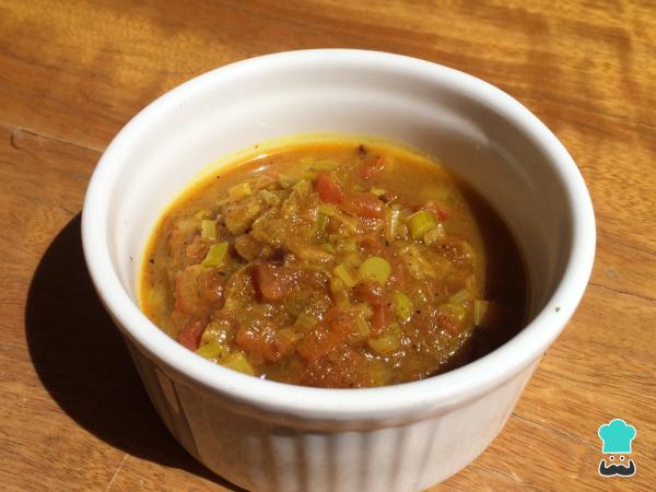 Receta de Salsa de curry light