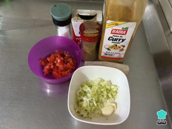 Receta de Salsa de curry light - Paso 1