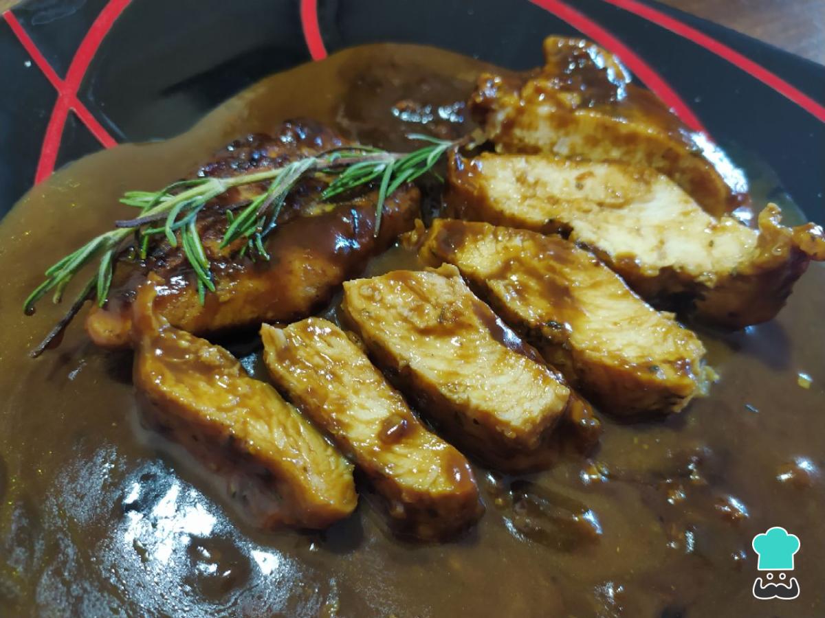 Receta de Solomillo de pavo a la mostaza