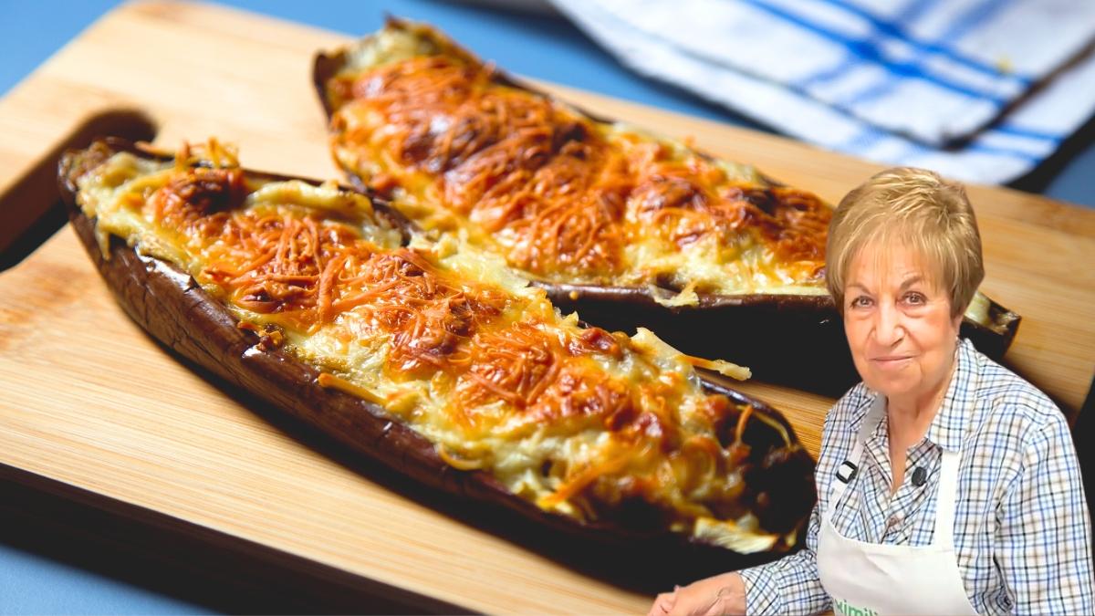 Conchita, abuela cocinera: “Las berenjenas rellenas mejoran si, en lugar de carne, se preparan con champiñones, queso crema y piñones”