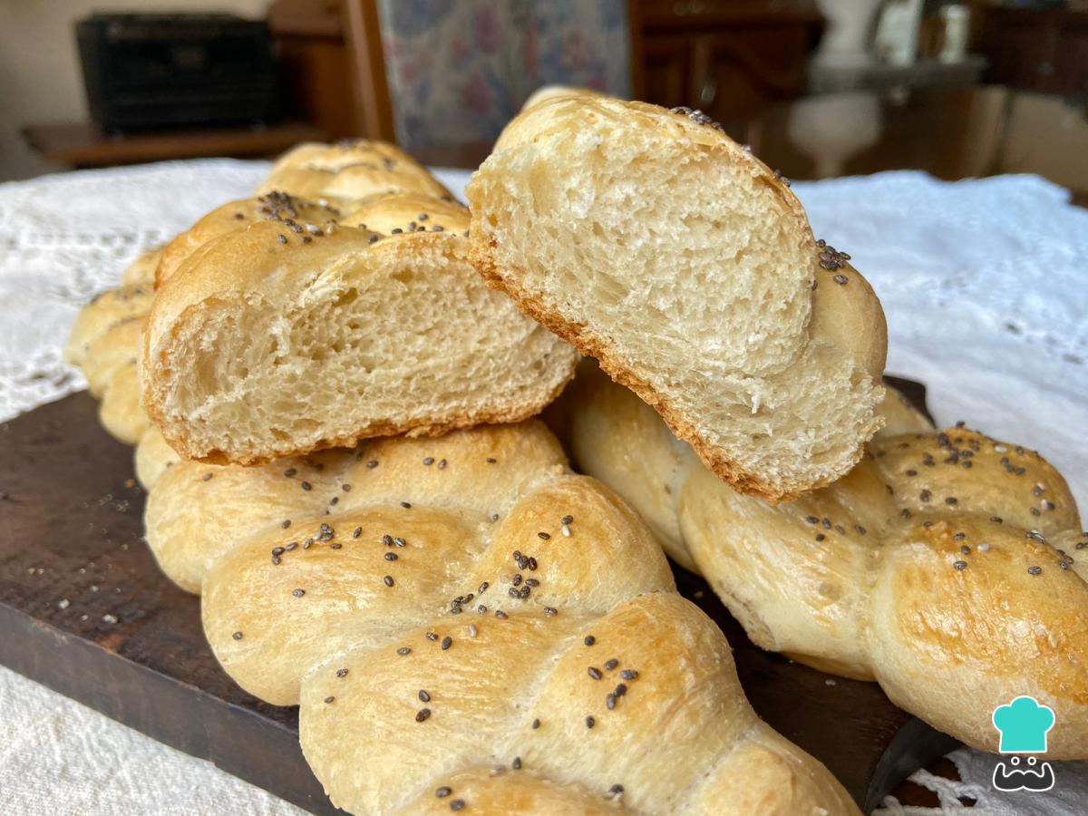 Receta de Pan trenzado