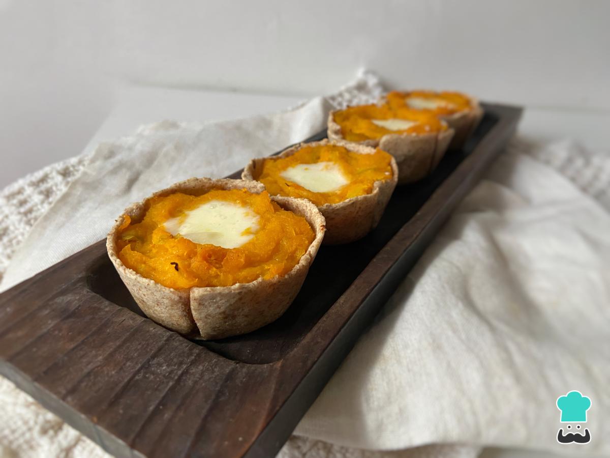 Receta de Canastitas de calabaza