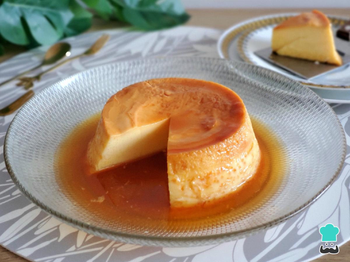 Receta de Flan de huevo casero receta de la abuela