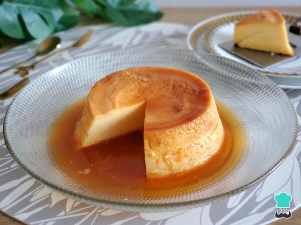 Receta de Flan de huevo casero receta de la abuela