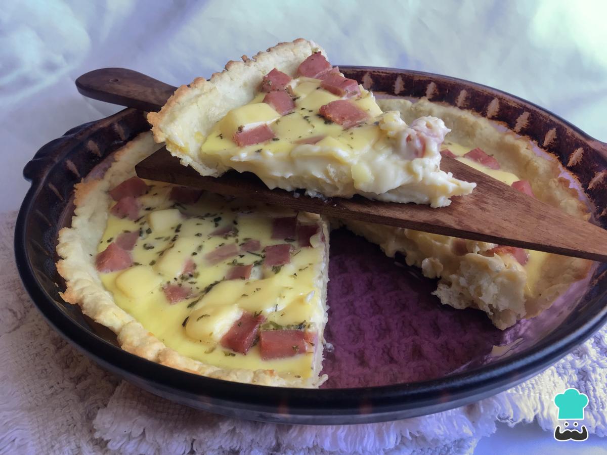 Receta de Tarta de jamón y queso