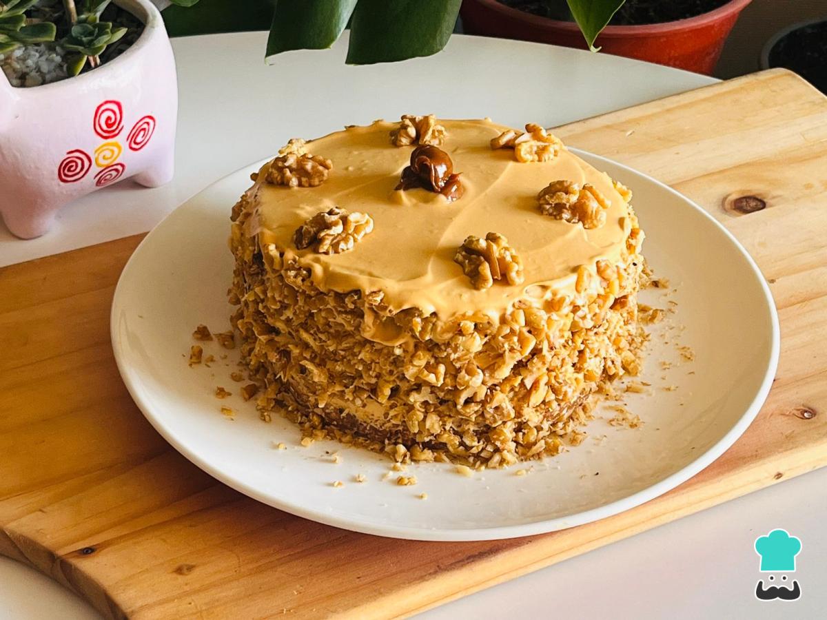 Receta de Torta manjar de nuez
