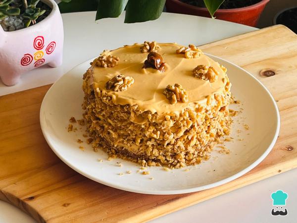 Receta de Torta manjar de nuez