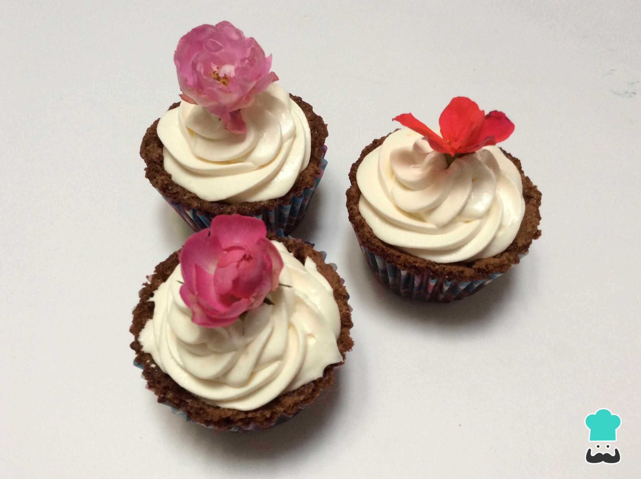 Cupcakes veganos de chocolate