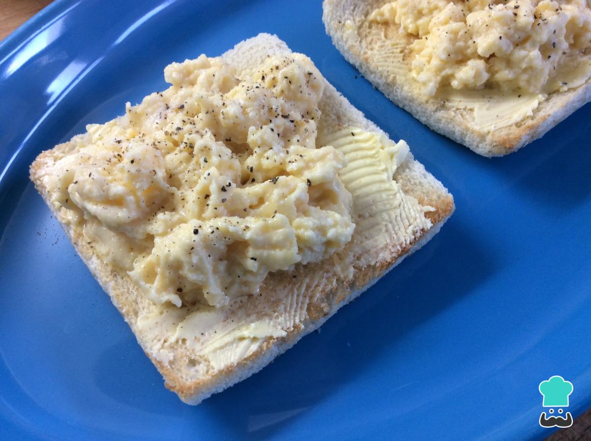Receta de Huevos revueltos estilo inglés