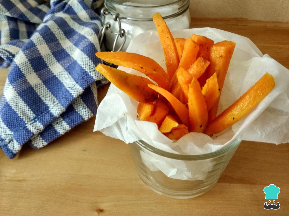 Receta de Bastones de boniato al horno