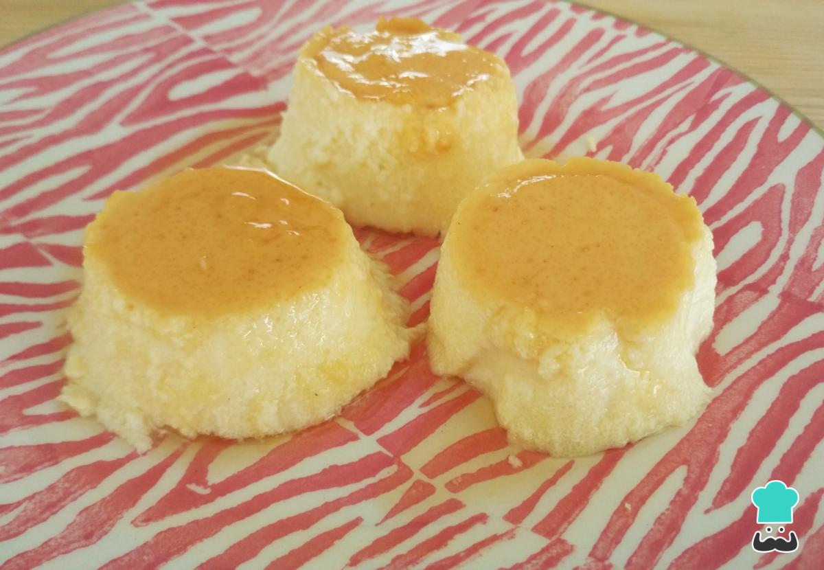 Receta de Flan de yogur sin horno