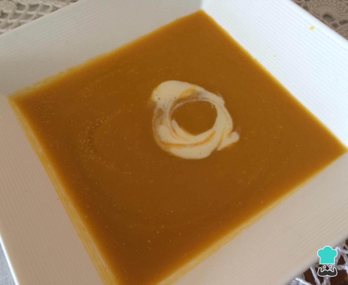 Receta de Crema de auyama casera