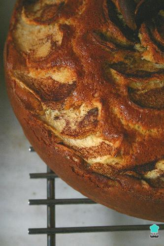 Receta de Esponjosa torta de manzana facil de hacer