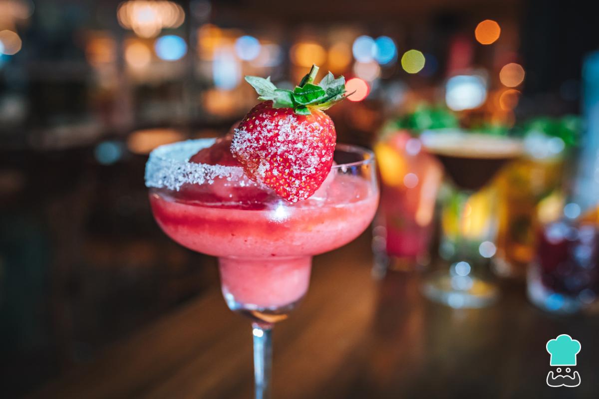 Margarita de fresa
