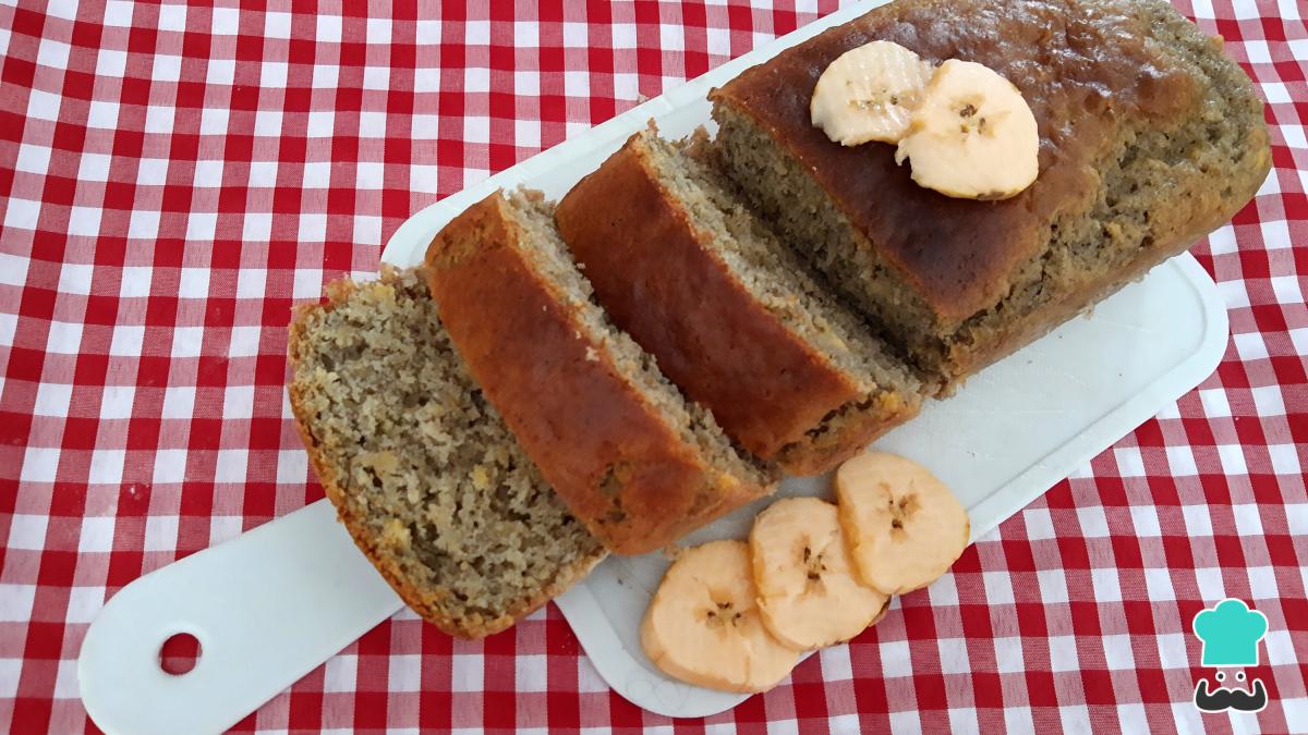 Receta de Pan de plátano macho