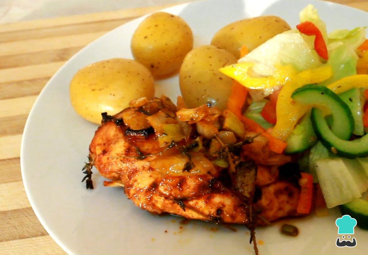 Receta de Pechugas de pollo con paprika