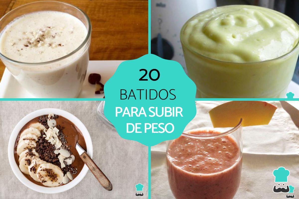 Batidos para subir de peso