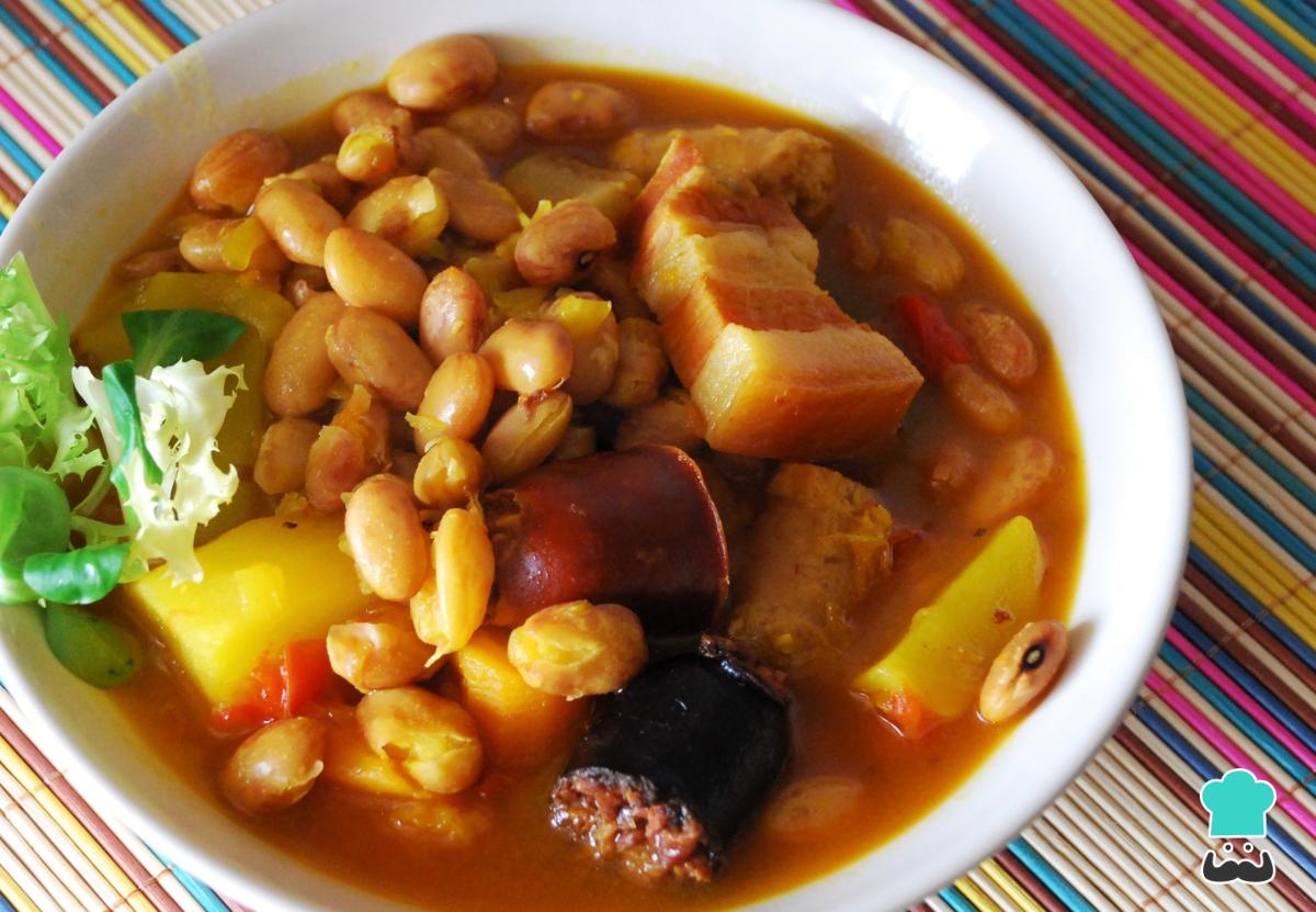 Receta de Fabes con chorizo