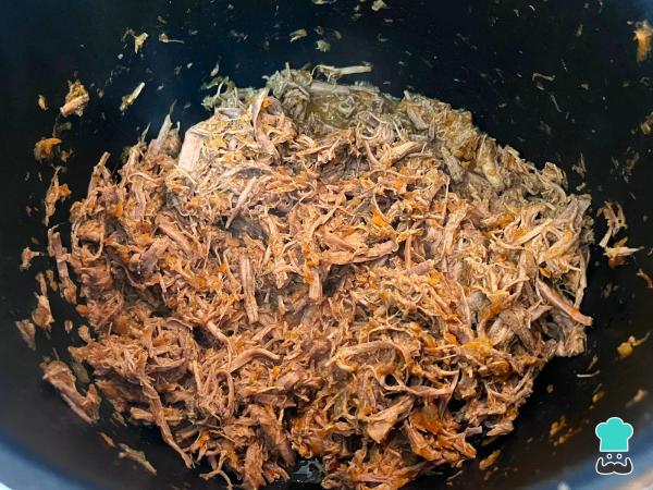 Receta de Carne mechada chilena - Paso 13