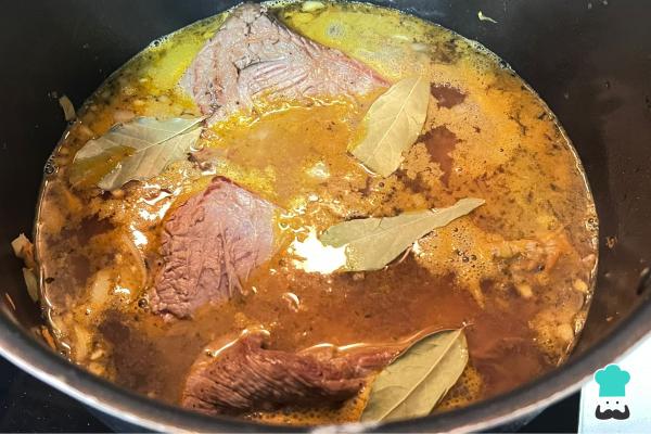 Receta de Carne mechada chilena - Paso 9