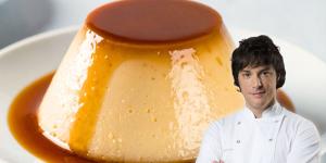 Jordi Cruz, chef: “El flan más suave y cremoso no se hace con leche, sino con 600 ml de nata y yemas de huevo”