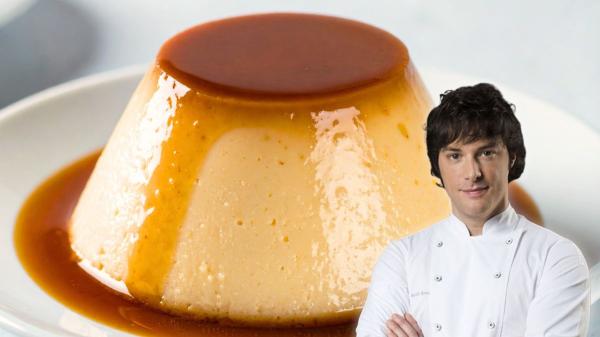 Jordi Cruz, chef: “El flan más suave y cremoso no se hace con leche, sino con 600 ml de nata y yemas de huevo”