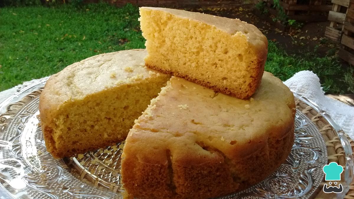 Receta de Bizcochuelo de naranja fácil