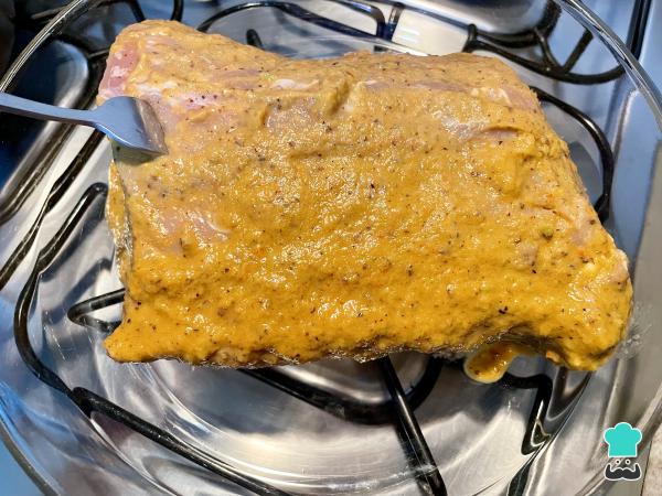 Receta de Pernil navideño venezolano - Paso 5