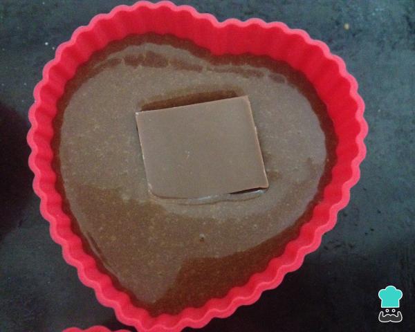 Receta de Volcán de chocolate esponjoso - Paso 7