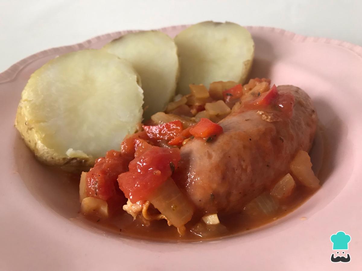 Receta de Chorizo a la pomarola