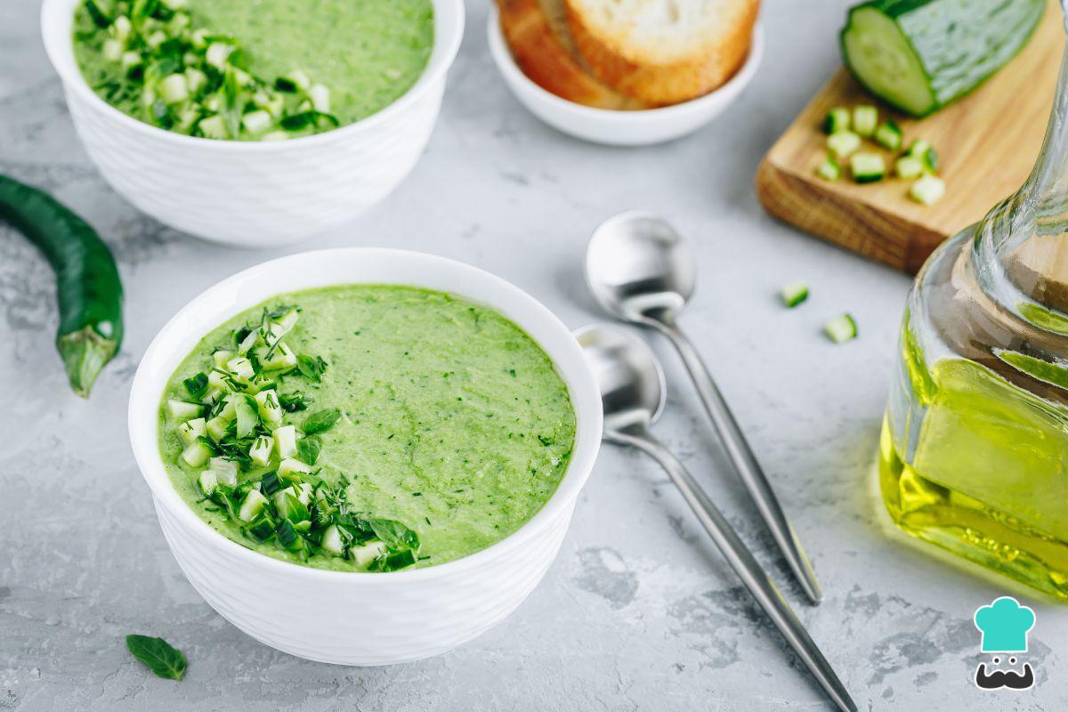 Receta de Gazpacho de pepino