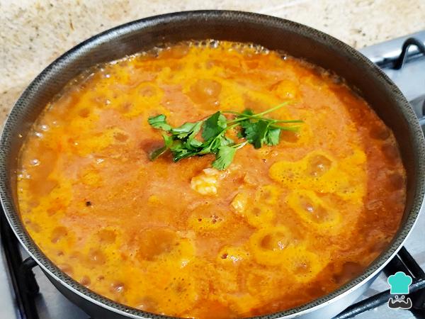 Receta de Camarones enchipotlados - Paso 5