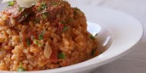 Risotto con chorizos