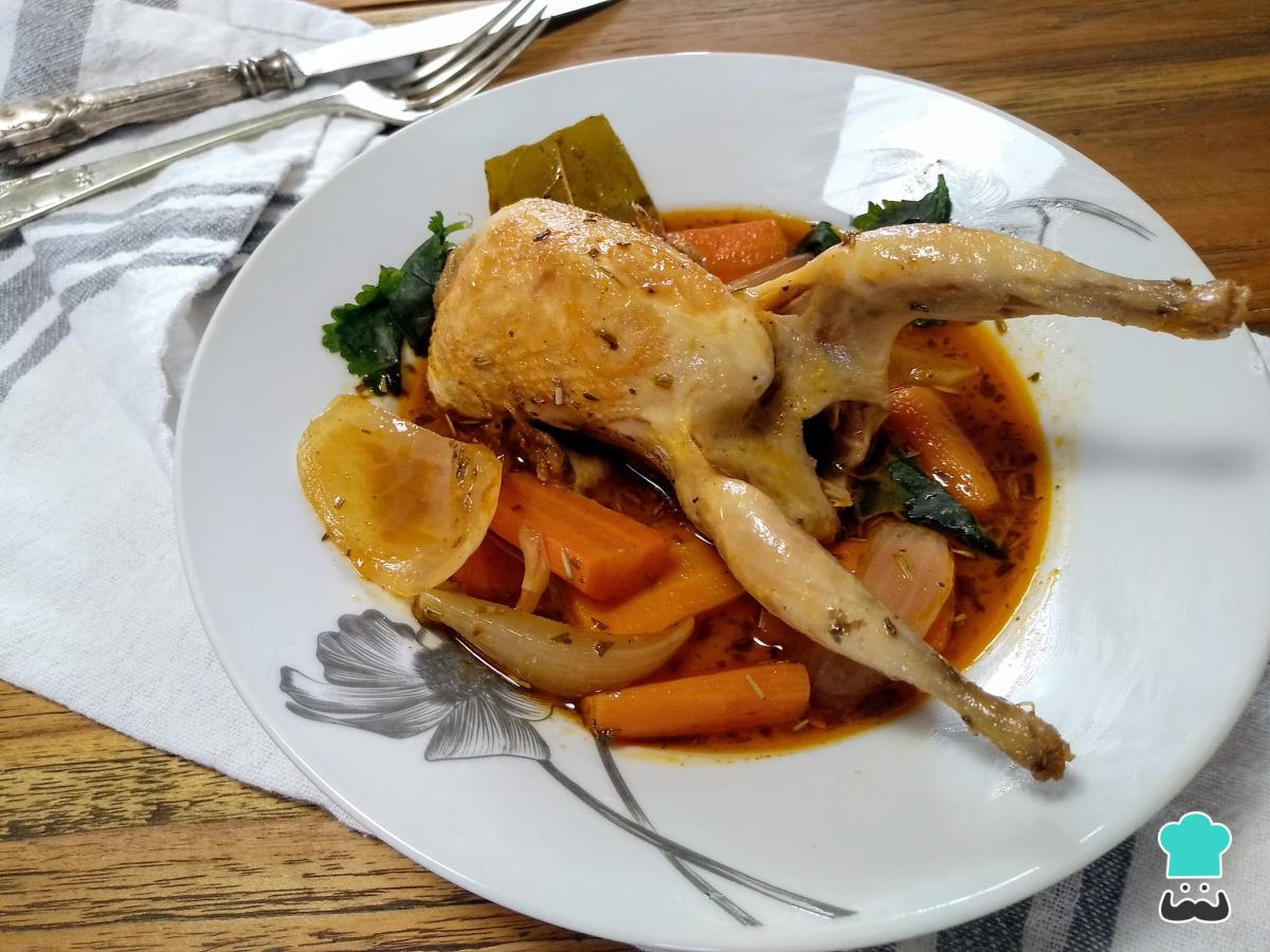 Receta de Perdices estofadas a la toledana